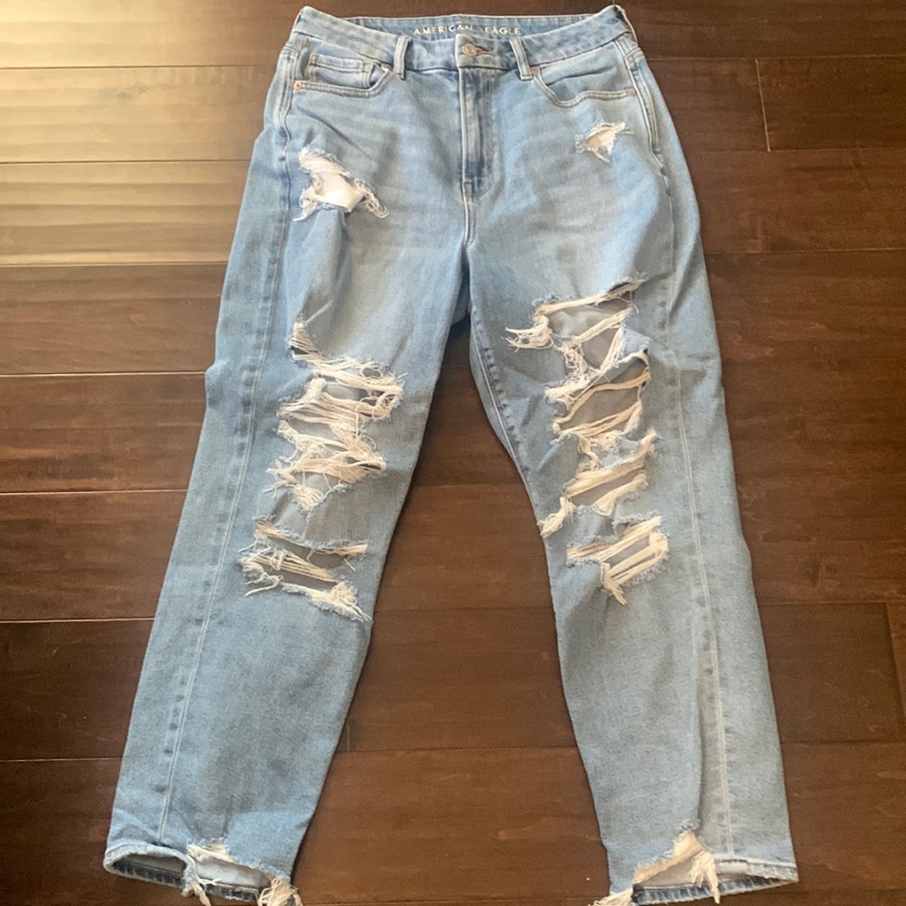 American eagle curvy mom jeans in short length